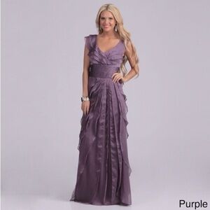 Formal Dress, Dusty Purple, David’s Bridal. Adrianna Pappel. Size 12